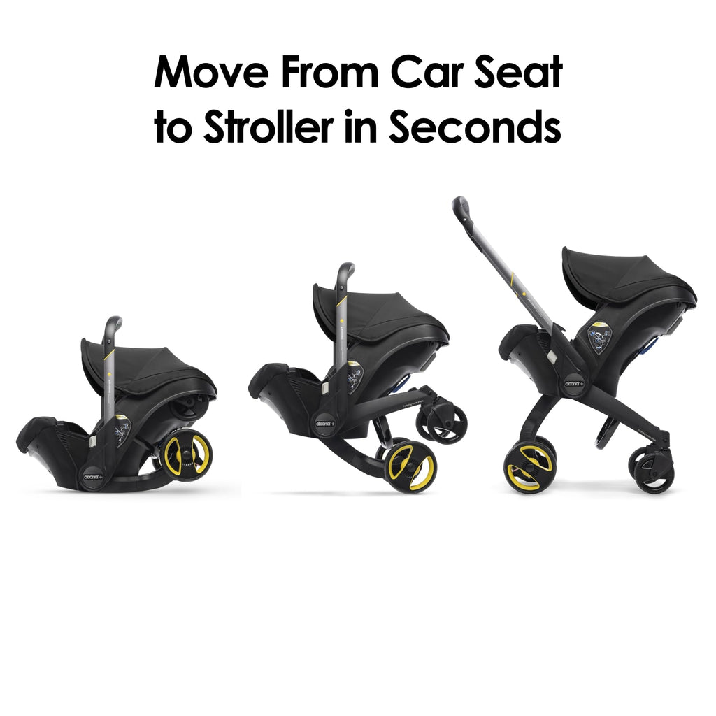 Doona Car Seat And Stroller Nitro Black All In One Travel System For Effortless Transitions