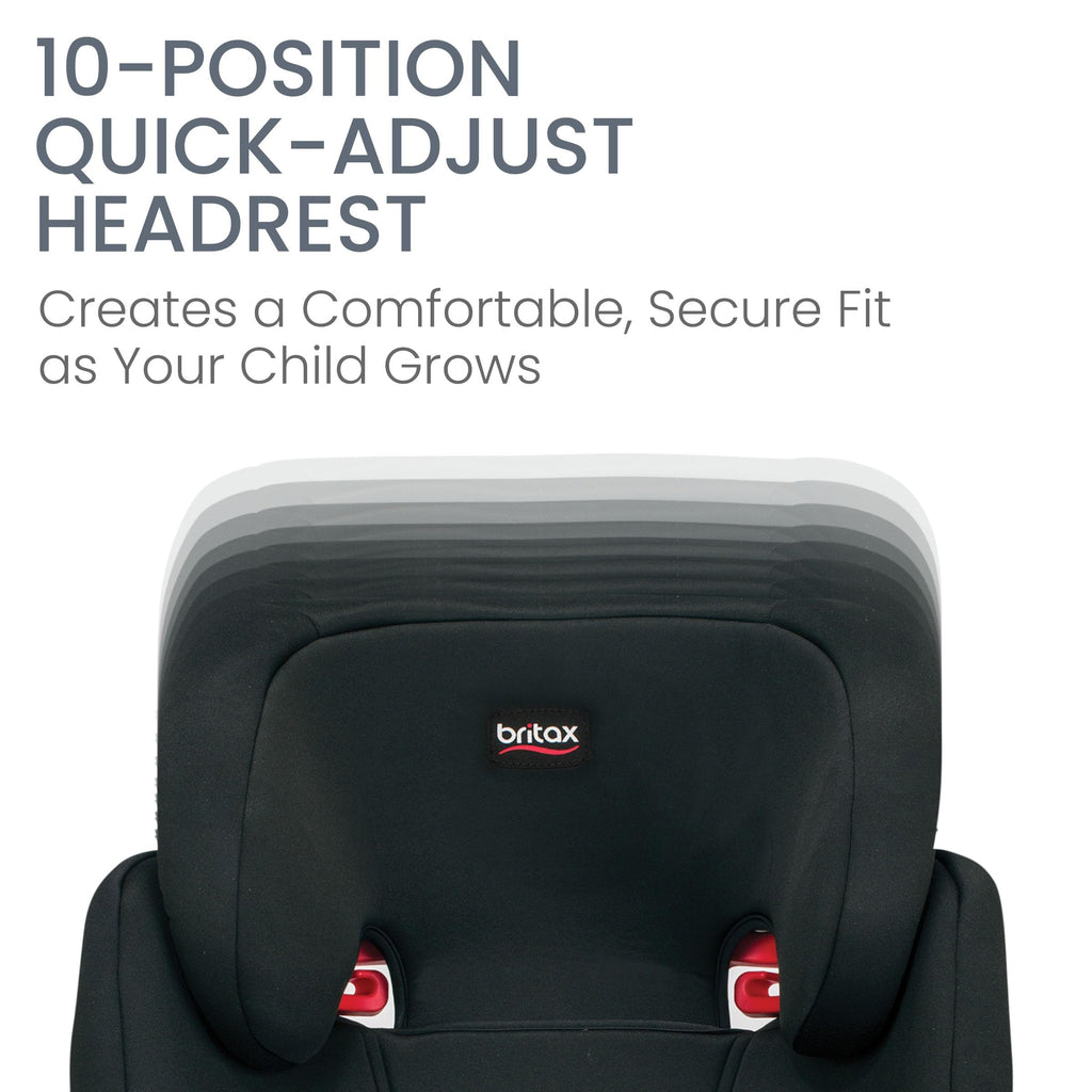 Britax Skyline Belt Positioning Booster Car Seat 2 Stage Design For Growing Kids Dusk Color