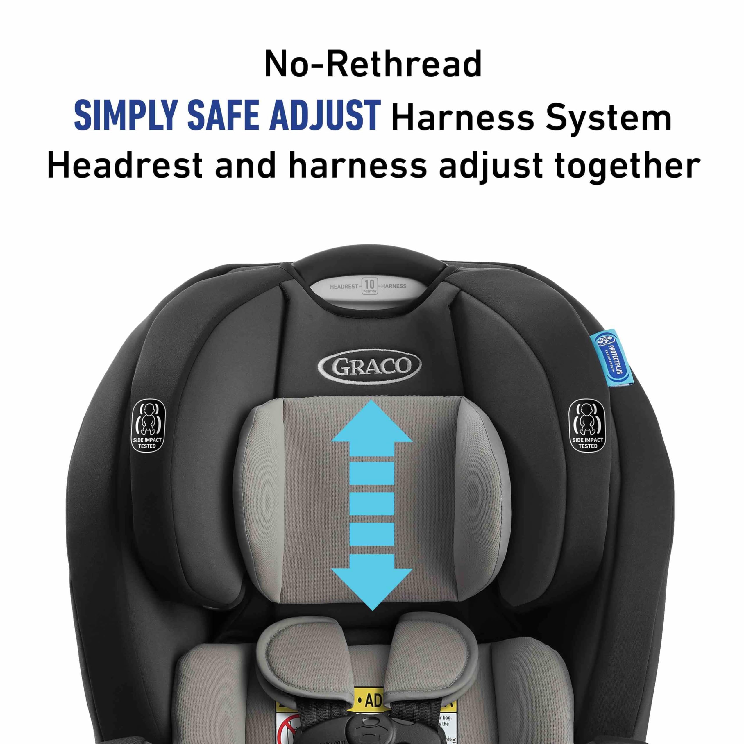 Graco TriRide 3in1 Car Seat Kipling Rear Facing to Booster With Adjustable Headrest
