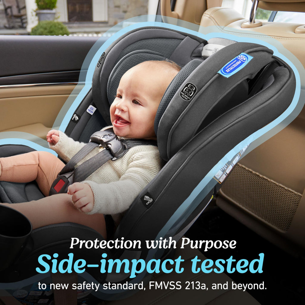 Graco Slimfit 3 In 1 Convertible Car Seat Ultra Space Saving Design For Rear And Forward Facing