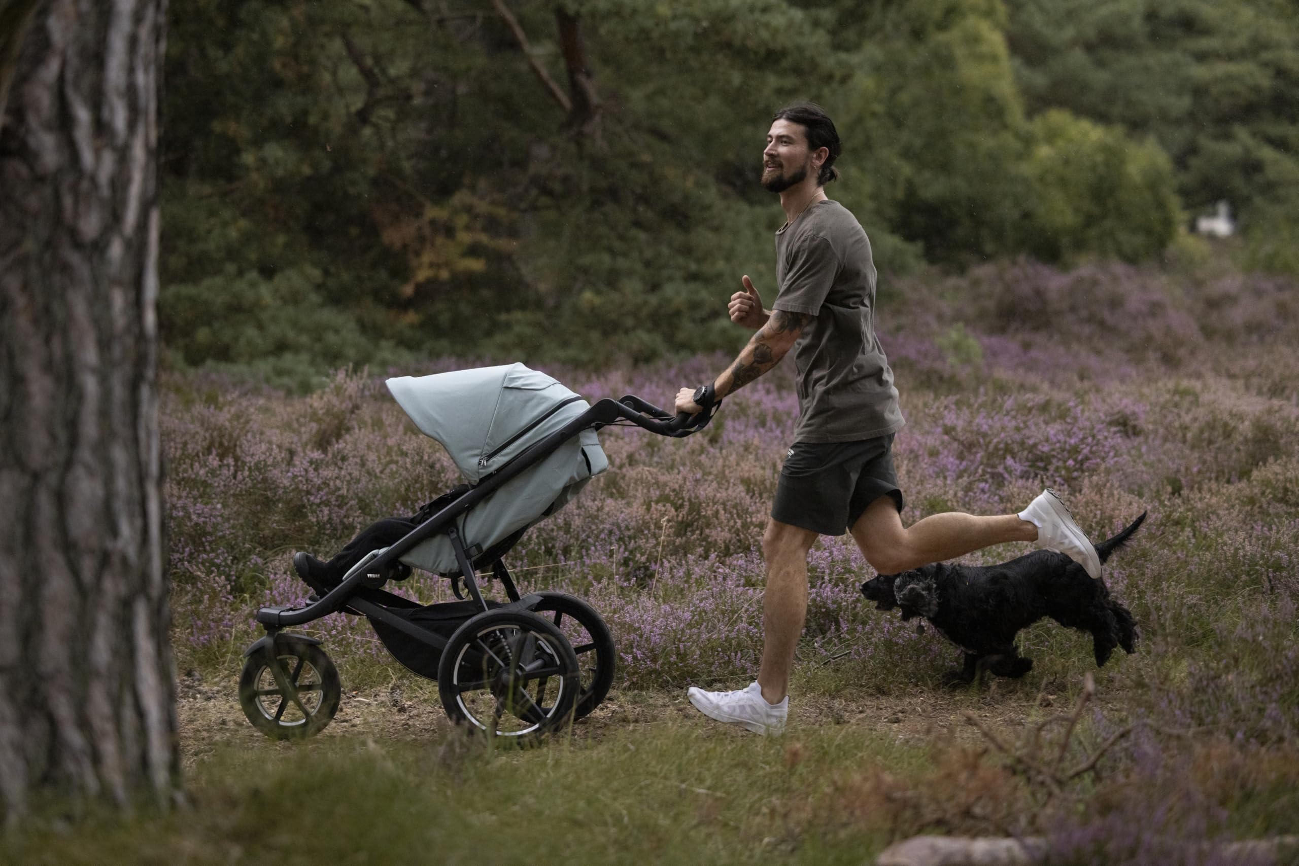Thule Urban Glide 3 Double All-Terrain Stroller Lightweight With Air-Filled Tires And Suspension