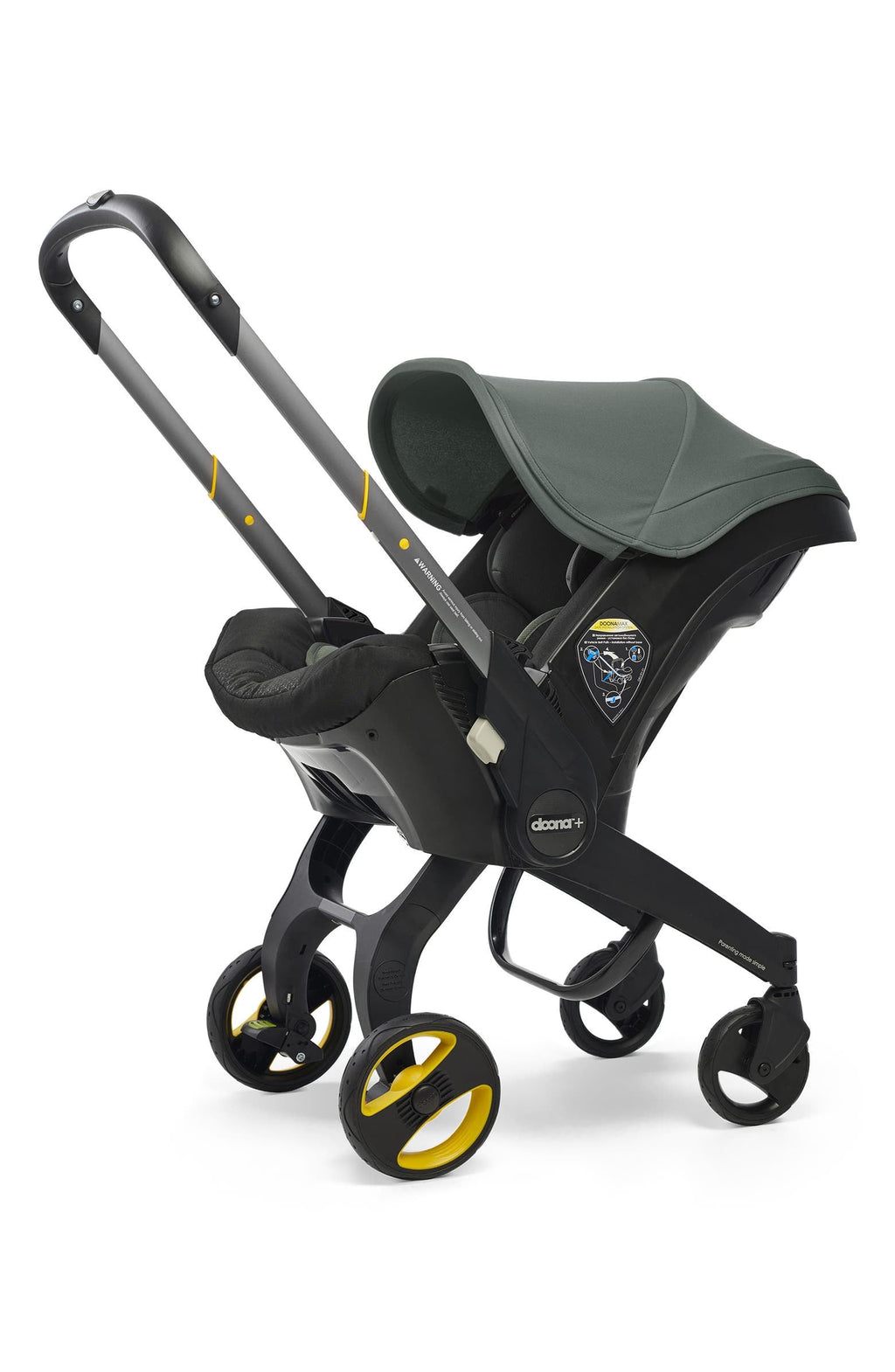 NovaBaby Convertible Infant Car Seat And Compact Stroller System With Base - Air Travel Certified For Easy Airports