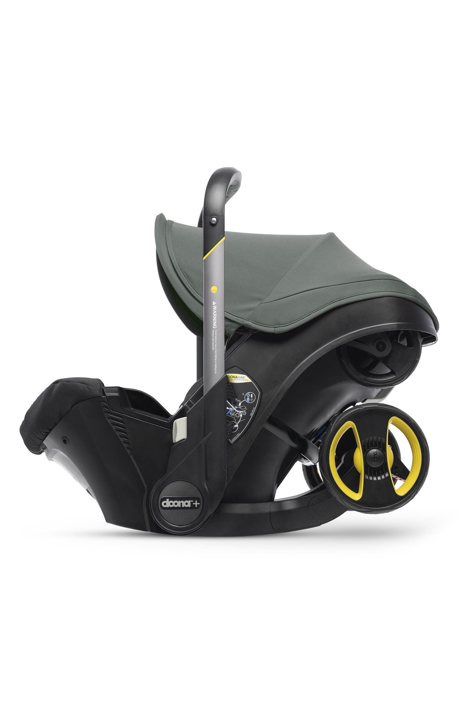 NovaBaby Convertible Infant Car Seat And Compact Stroller System With Base - Air Travel Certified For Easy Airports