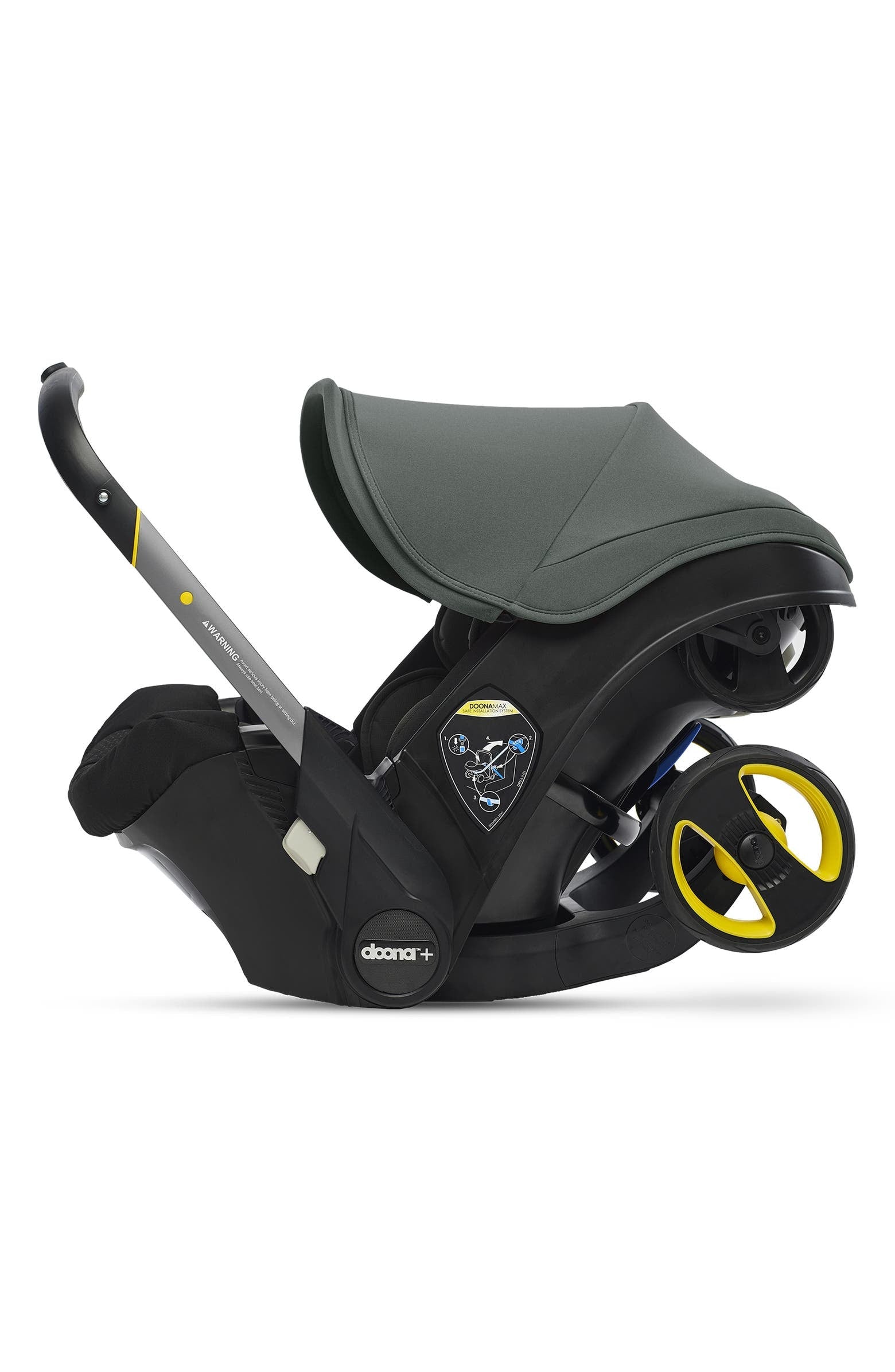 NovaBaby Convertible Infant Car Seat And Compact Stroller System With Base - Air Travel Certified For Easy Airports